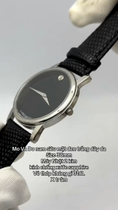 Đồng Hồ Nam MVD0 size 39mm máy pin Nhật kính sapphire chống xước dây vỏ inox không rỉ dây da