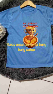 Kaos Anak Anomali Ballerina Cappuchina Usia 6 Bulan - 12 Tahun