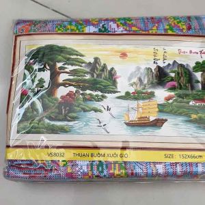 Tranh thêu chữ thập Thuận buồm xuôi gió VS8032 kích thước 152*66 cm