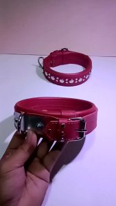 kalung anjing kulit aksesoris leher anjing pemburu ras selayang kampung anjing penjaga