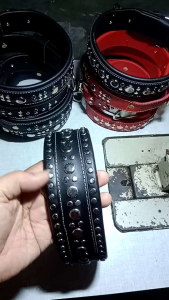 kalung anjing kulit leher pemburu dewasa 2jari 25jari 3jari 4jari