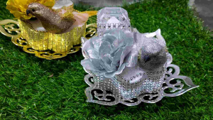 Single Bekas Cincin Perkhawinan Hantaran /Gold And Silver Bekas Cincin Perkhawinan Hantaran /DIY Decoration Hantaran Perkhawinan /Hiasan Pelamin Perkhawinan /Wedding Hantaran Perkhawinan /Hiasan Pelamin Perkhawinan.