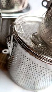 Saringan Bumbu Tahan Lama & Keranjang Celup Herbal Stainless Steel