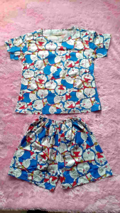 Des set atau stelan emon kode 20210 foto asli warna biru