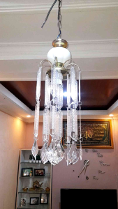 Lampu hias gantung ruang tamu minimalis klasik unik diameter 17cm