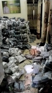 baju koko bordir mewah pria dewasa katun muslim