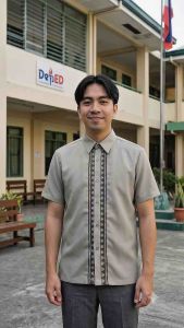 【 Ready-to-Wear 】DepEd Barong for Male Teaching Uniform