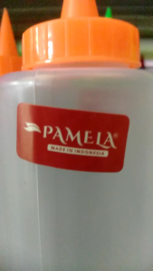 3 PCS !!! botol mayones tutup lancip / botol susu / botol kecap 400 ml