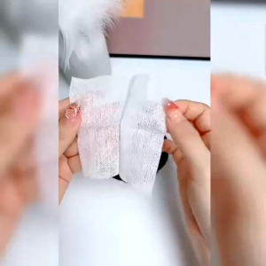 OHHDEER 240Pcs Stretchable Cotton Pad Toner Cosmetic Stretchable Cotton Pad Tensile Touch Moisturizing Cotton Pad 可伸拉化妆棉