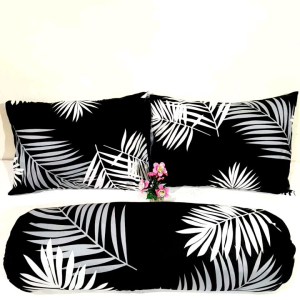 Sarung Bantal Set 3 in 1 polos tak pake Rempel motif