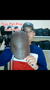 Topi Pet Pria Pelukis Kulit Domba