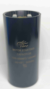 TOPO Starting capacitor 1500-1800uf 125v KLG water pump parts