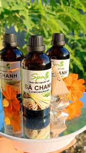 Tinh dầu thiên nhiên Sả Chanh Spa tạo hương thơm thư giãn hãy biến ngôi nhà của bạn thành spa homsetay sau những ngày làm việc mệt mỏi ( tặng kèm 1 vỏ treo xe )