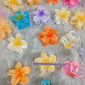 JEPIT RAMBUT BUNGA KAMBOJA MINI / BUNGA KAMBOJA MODEL AKLIRIK / KAMBOJA MINI 4CM / JEDAI KAMBOJA BALI / JEPIT RAMBUT KOREA KAMBOJA / JEPIT RAMBUT KEKINIAN / JKB 9214 / JKB 9221