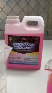 Brightchem Radiator Coolant - Pink - 1Liters - Automotive Use - Car and Motorcycle Maintenance