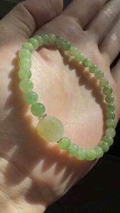 Natural Genuine | Loveau Jewel | • Type A Burmese Jadeite Bracelet • 5.8 x 11.4mm