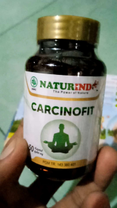 CARCINOFIT NATURINDO Obat Herbal Kanker Payudara Serviks Paru-paru Tumor Prostat Isi 50 Kapsul