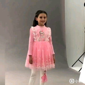 1-11 YEARS GIRL DRESS PRINCESS BLUE AND PINK ELSA GAUN BUDAK