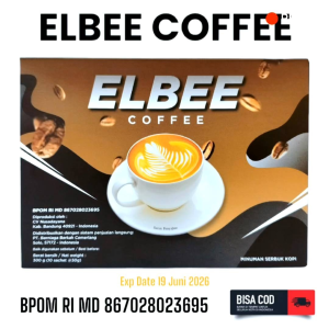 ELBEE COFFEE KOPI KESEHATAN 1 BOX ISI 10 SHCHET ORIGINAL BBC