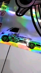 Stiker ThaiLook Jenis Hologram Untuk Mobil Pick Up