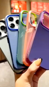 Softcase Casing IMD HYBRID Realme C55 Silikon HARDCASE HYBRID HOLOGRAM POLYCARBONATE Hf acc