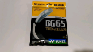 Senar Badminton Yonex BG 65 Titanium: Pilihan Terbaik untuk Pemain Profesional