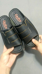 Dép nam da bò cao cấp VD03 Dép da nam  đế cao 35cm bền đẹp sang trọng lịch lãm