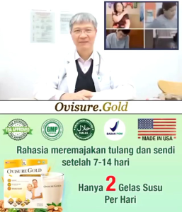 OVISURE GOLD susu untuk tulang dan sendi 100% ORIGINAL .aman tanpa efek samping.