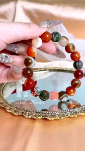 【现货】天眼天珠手串|平安守护 ✦ 气场稳定 ✦ 贵人能量 ✦ 东方灵气|Heavenly Eye Dzi Bead Bracelet