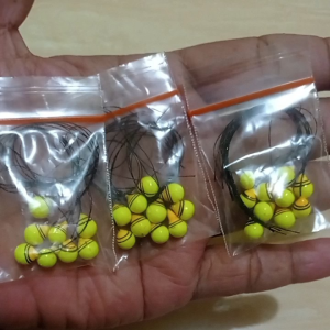 pelampung bulat Warna hijau serabilo isi 10 pcs kumbul sukro