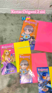 KERTAS LIPAT ORIGAMI MURAH WARNA 2 SISI 20 LEMBAR UK (14X14)