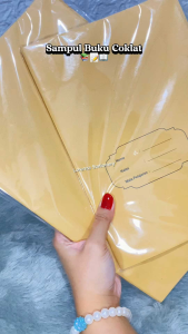 SAMPUL BUKU COKLAT UKURAN BOXY MURAH/SAMPUL COKLAT BOXY