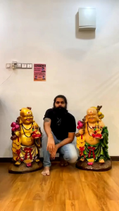 Lucky Kuberan with Mahalechumi