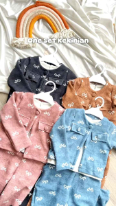 Lupita Oneset (Tanpa Jilbab) | Setelan Anak Perempuan | Oneset Anak | Setcel Anak