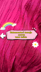 KEMEJA WANITA KERUT DEPAN KEMEJA ALYA BABY CRUS