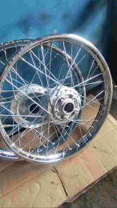 pelek jari2 Honda Supra x lama Supra fit lama pelek baru ORI DID tromol ORI seken