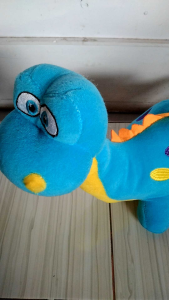 BONEKA DINOSAURUS BRONTOS BIRU EDUKASI MAINAN KARAKTER BINATANG EDUKASI SET HADIAH ULTAH KADO COWOK CEWEK DEWASA DAN ANAK