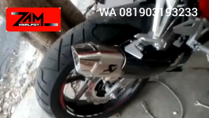 Knalpot Akrapovic GP Rossi Fullsystem Ninja250fi CBR250RR MT25 R25 Z250 dll