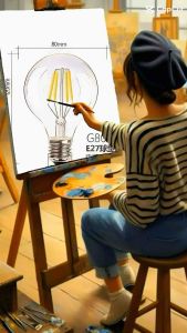 E27 4w G80 led bulbs Bundle of 5pcs