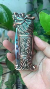 ĐỒ CHƠI CÓ ĐÈN Hình Rồng Hổ Đại Bàng Kèm D ( Kim Loại ) Có Đèn BẬT _ KHÔI NGUYÊN STORE