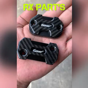 TUTUP MINYAK REM CNC CARBON / KARBON - HONDA - YAMAHA