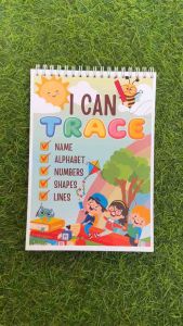 A5 I Can Trace Workbook Tracing Activity Worksheet for Kids Tracing Activity for Boys and Girls