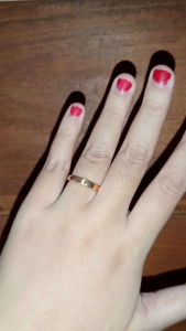 cincin emas kadar ringan 3gram sudah termasuk surat