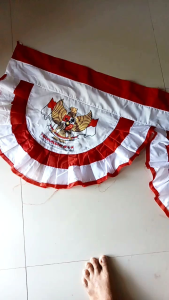 BENDERA RISPLANG GELOMBANG GARUDA BAHAN KATUN BERKWALITAS TERBARU