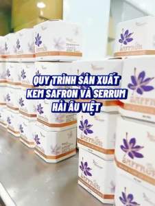 ( MẪU MỚI KEM SAFRON NHỤY HOA NGHỆ TÂY) KEM FACE SAFRON NHỤY HOA HỔ TRỢ DA NÁM .TANG NHANG LỌ TO SERUM 30Ml. KEM FACE 20GR