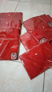rompi anak sekolah sd berpareasi kancing 3titik 6/12th+logo