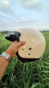 HELM BOGO CARGLOS KW FULL LEHER KACA DATAR INJAK