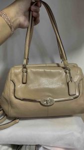 used/preloved authentic Madison Madeline Eastwest Satchel 2way with flaws