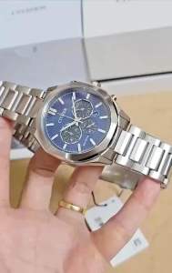 ĐỒNG HỒ NAM CHÍNH HÃNG CITIZEN CA4590-81L Eco Drive Chronograph Blue Dial Dial Stainless Steel For Men