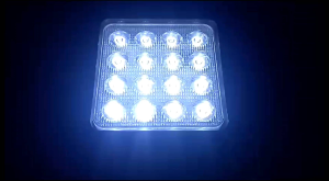 Lampu Tembak Sorot Kotak 16 Mata 65 mm 12/24 Volt